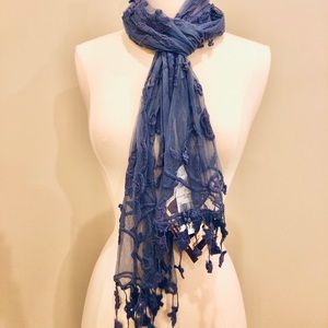 Indigo Soul Purple Butterfly Scarf